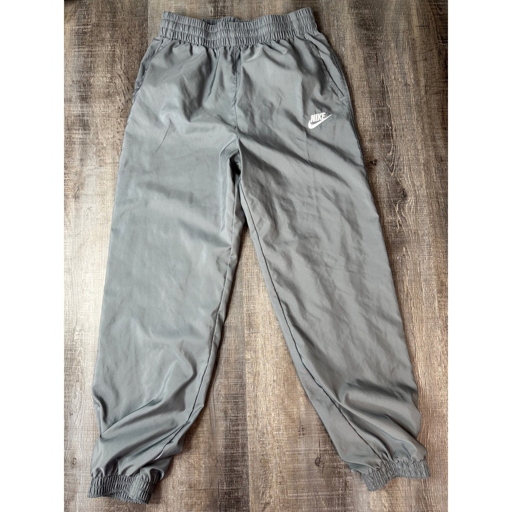 Nike Kids Sportswear Club Woven Joggers Grey Mesh Lined Pants Size Large L